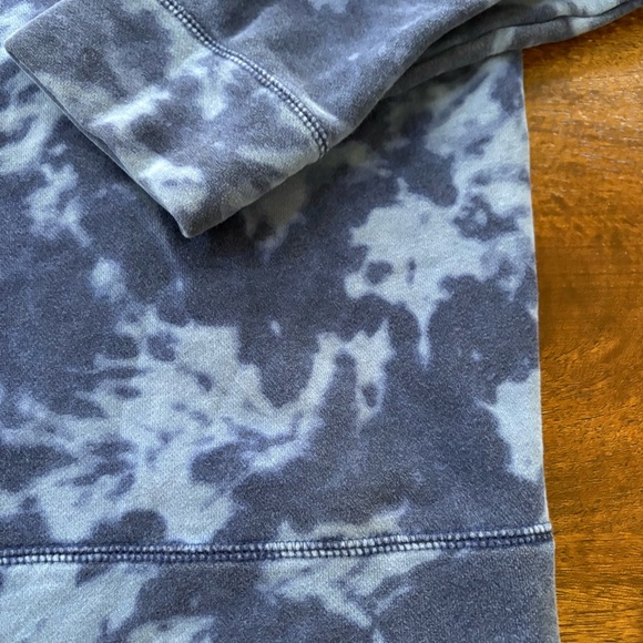 Hollister California Men's XL Sweater Hoodie Pullover Blue Tie Dye LS Sleeve - Picture 7 of 11
